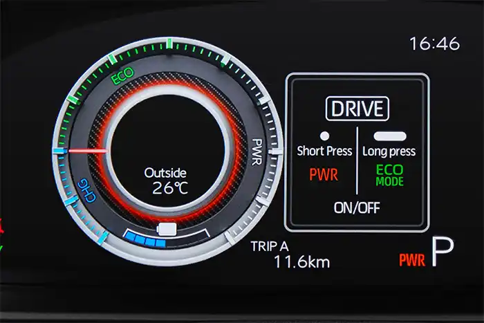 Endearing Drive Mode (ECO, Normal, Power)