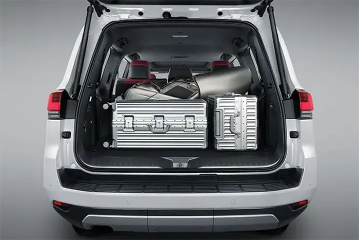 Expansive Luggage Room