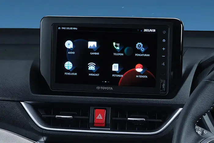 Integrated 9 Inch Head Unit