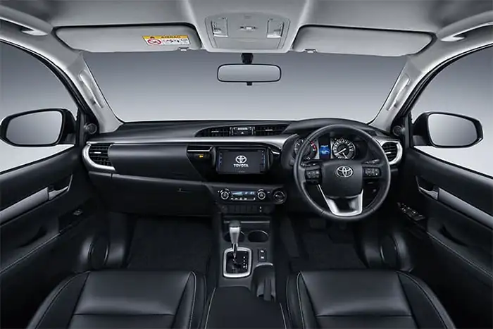 Luxurious Black Leather Seat