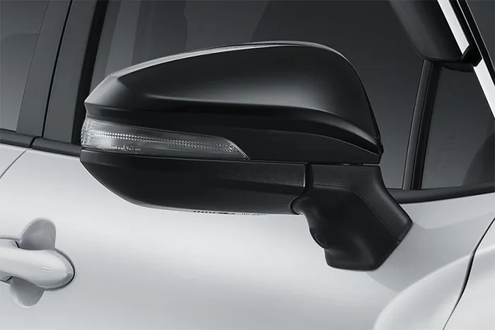 Sporty Black Outer Mirror